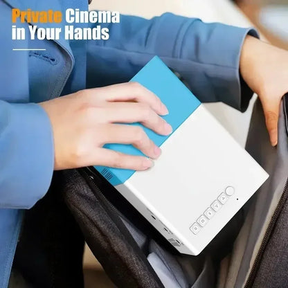 2025 Smart Projector 1000 Lumens, WiFi 6 Bluetooth 5.3, Android 12 with Auto Focus, 4K HD for Home Theater &  Outdoor Camping