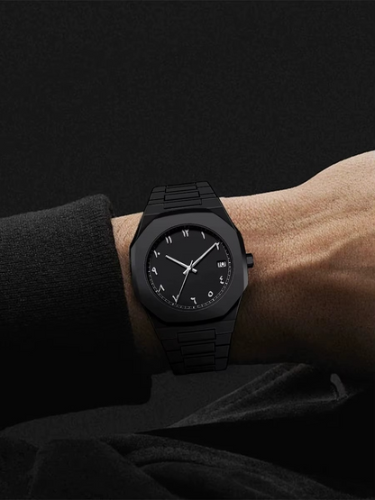Stainless Steel Arabic Watc