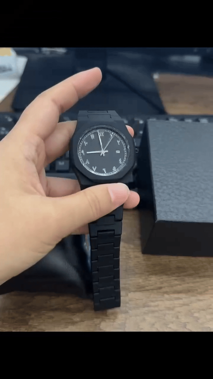 Stainless Steel Arabic Watc